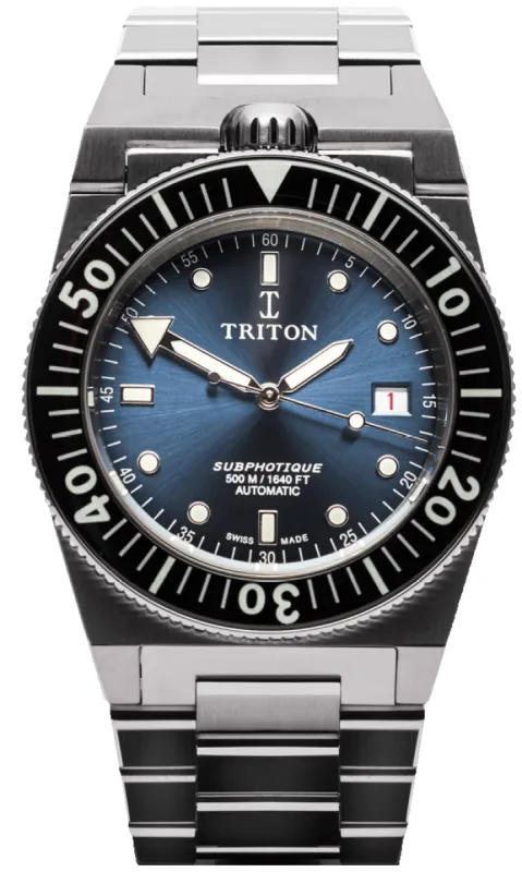Triton Subphotique Antlantic Blue TR-01 sold by Jura Watches