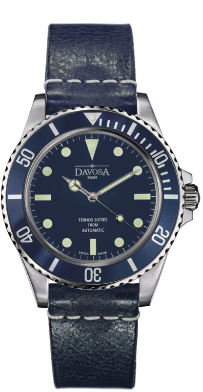 Davosa Ternos Sixties Sapphire Crystal sold by Jura Watches