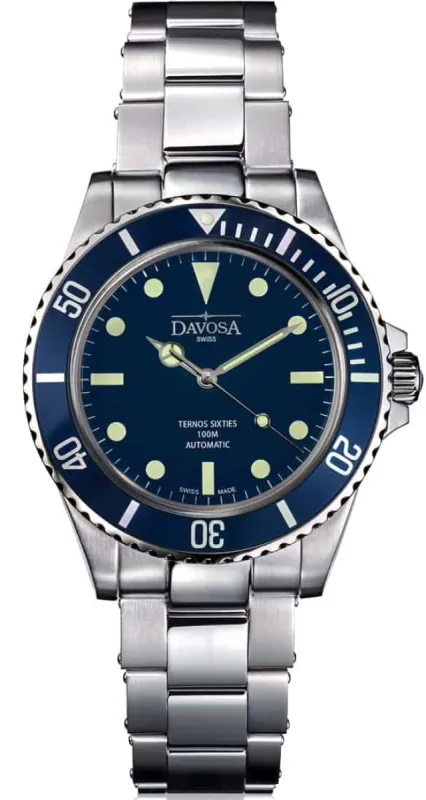 Davosa Ternos Sixties Sapphire Crystal sold by Jura Watches