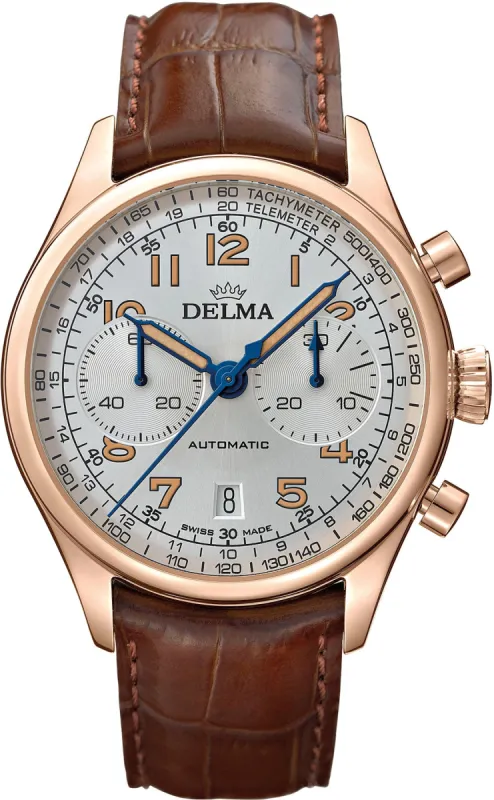 Delma Heritage Chronograph Limited Edition sold by Jura Watches