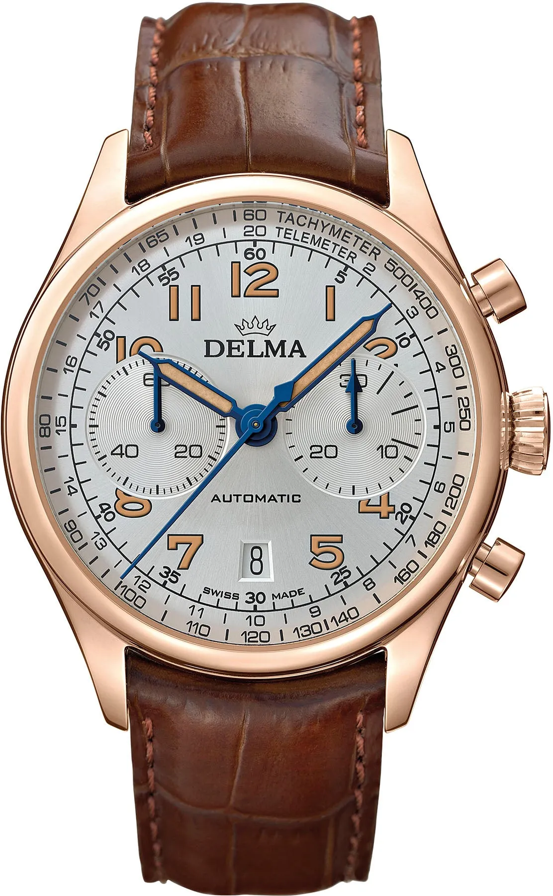 Delma Heritage Chronograph Limited Edition sold by Jura Watches