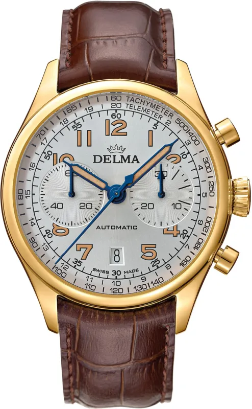 Delma Heritage Chronograph Limited Edition sold by Jura Watches