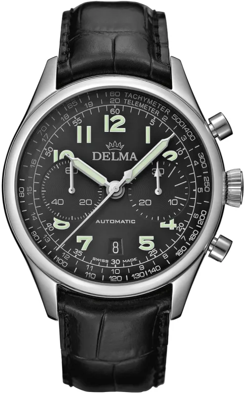 Delma Heritage Chronograph Limited Edition sold by Jura Watches