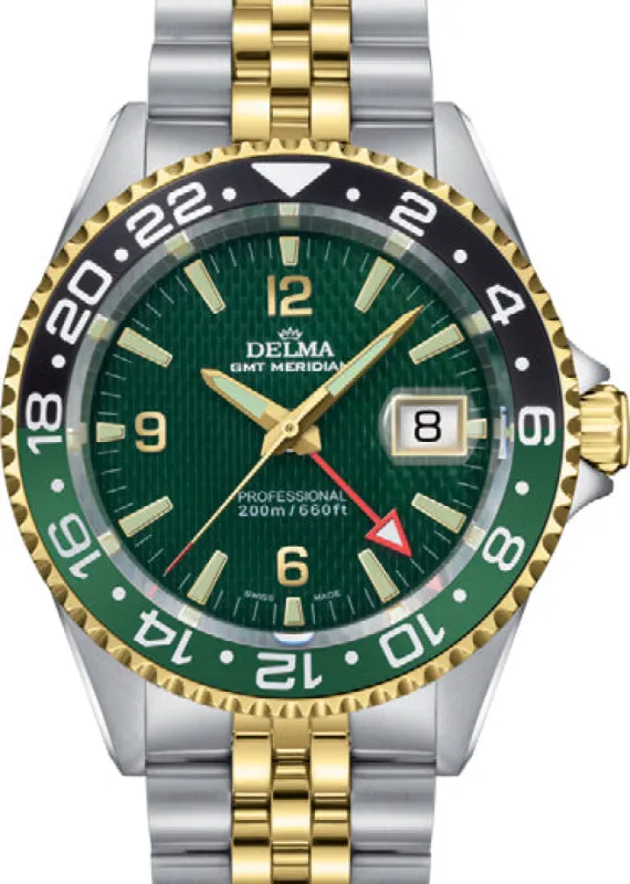 Delma Santiago GMT Bi-Colour sold by Jura Watches