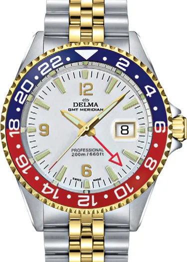 Delma Santiago GMT Bi-Colour sold by Jura Watches