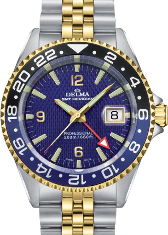 Delma Santiago GMT Bi-Colour sold by Jura Watches