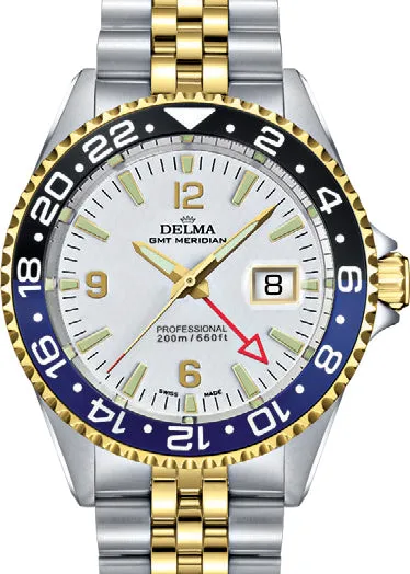 Delma Santiago GMT Bi-Colour sold by Jura Watches