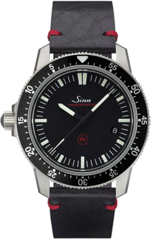 Sinn EZM 3F Vintage Black With Red Seam sold by Jura Watches
