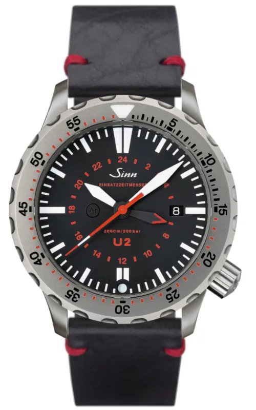 Sinn U2 EZM 5 Vintage Black With Red sold by Jura Watches