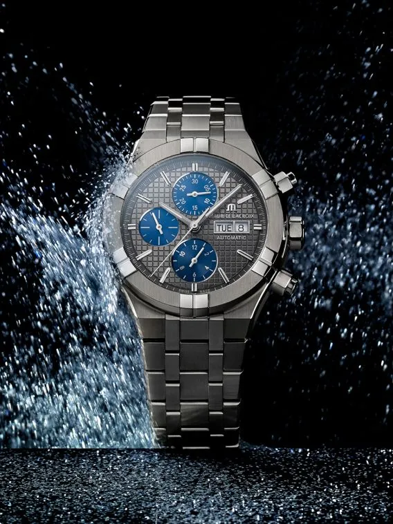 Maurice Lacroix Aikon Automatic Chronograph Titanium Watch sold by Jura Watches product image thumbnail 4