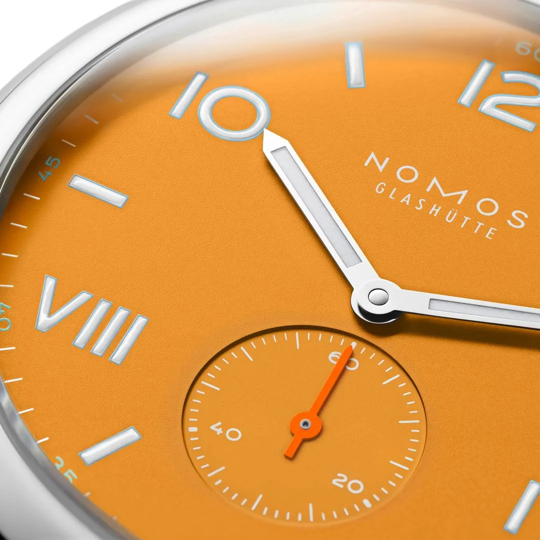 Nomos Glashutte Club Campus 38 Future Orange sold by Jura Watches product image thumbnail 3