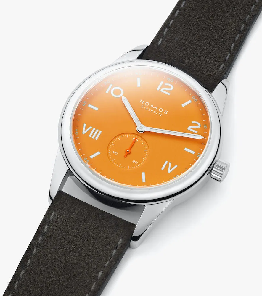 Nomos Glashutte Club Campus 38 Future Orange sold by Jura Watches product image thumbnail 4