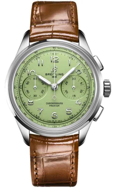 Breitling Premier Heritage B09 40h Pistachio Green made by Breitling