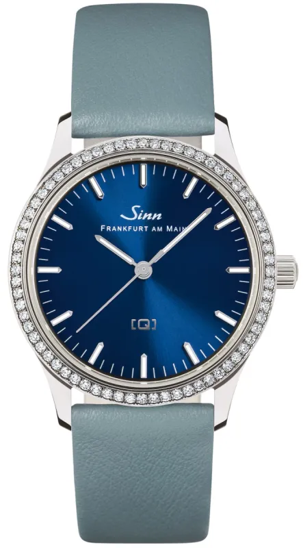 Sinn 434 TW 68 WG B Ladies Leather Blue sold by Jura Watches