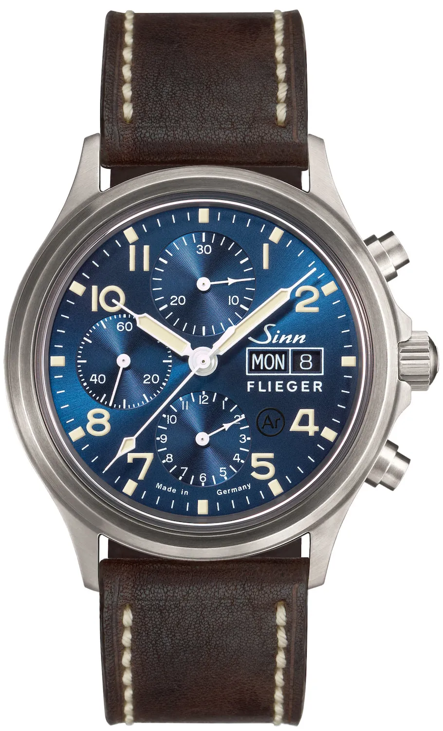 Sinn 358 Sa Pilot B E Vintage Leather Dark Brown sold by Jura Watches