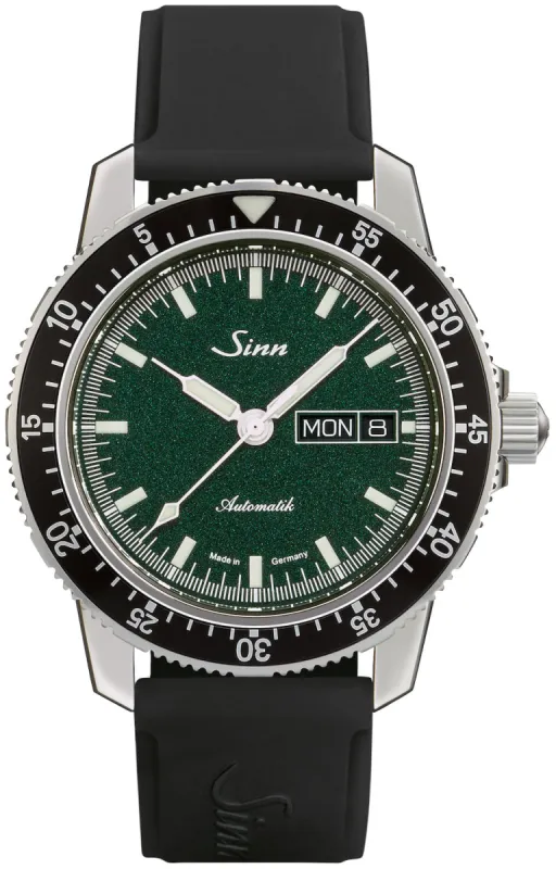 Sinn 104 St Sa I MG Silicone Black sold by Jura Watches