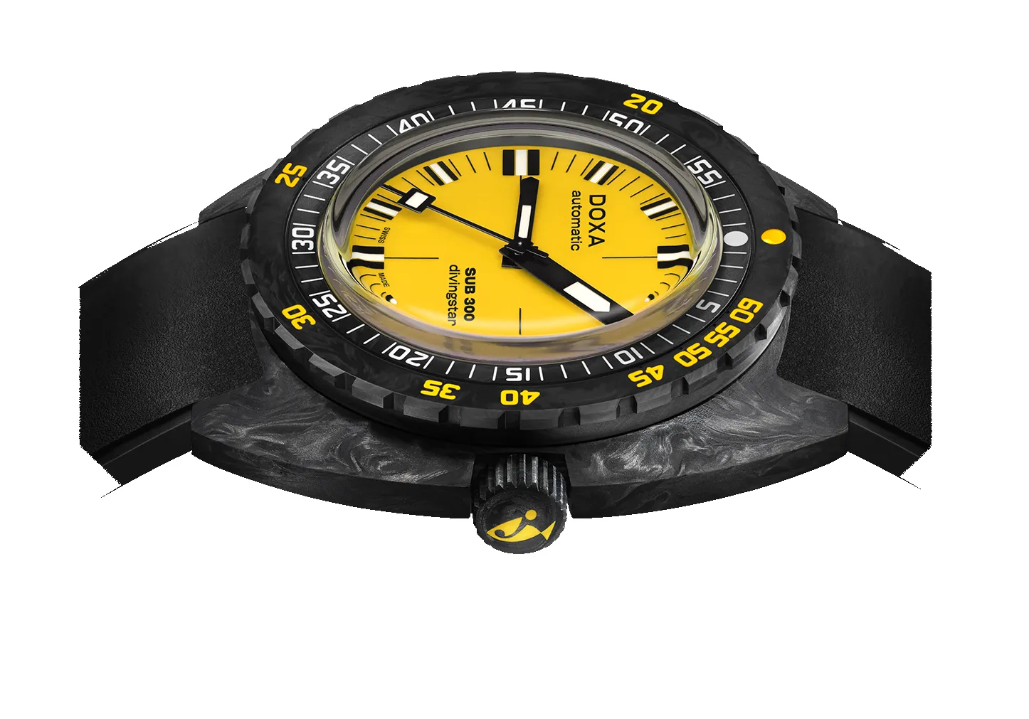 Doxa SUB 300 Carbon COSC Divingstar Rubber sold by Jura Watches product image thumbnail 3