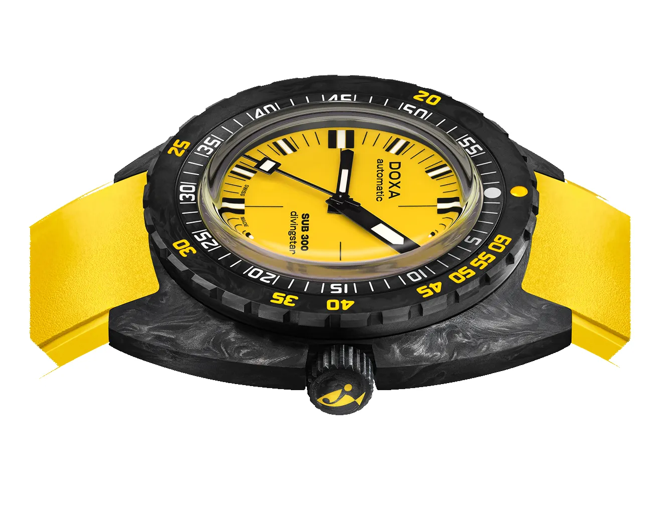 Doxa SUB 300 Carbon COSC Divingstar Rubber sold by Jura Watches product image thumbnail 3