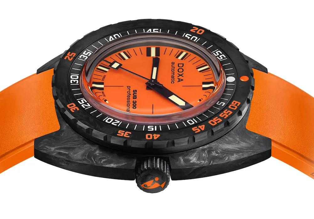 Doxa SUB 300 Carbon COSC Professional Rubber Watch sold by Jura Watches product image thumbnail 3