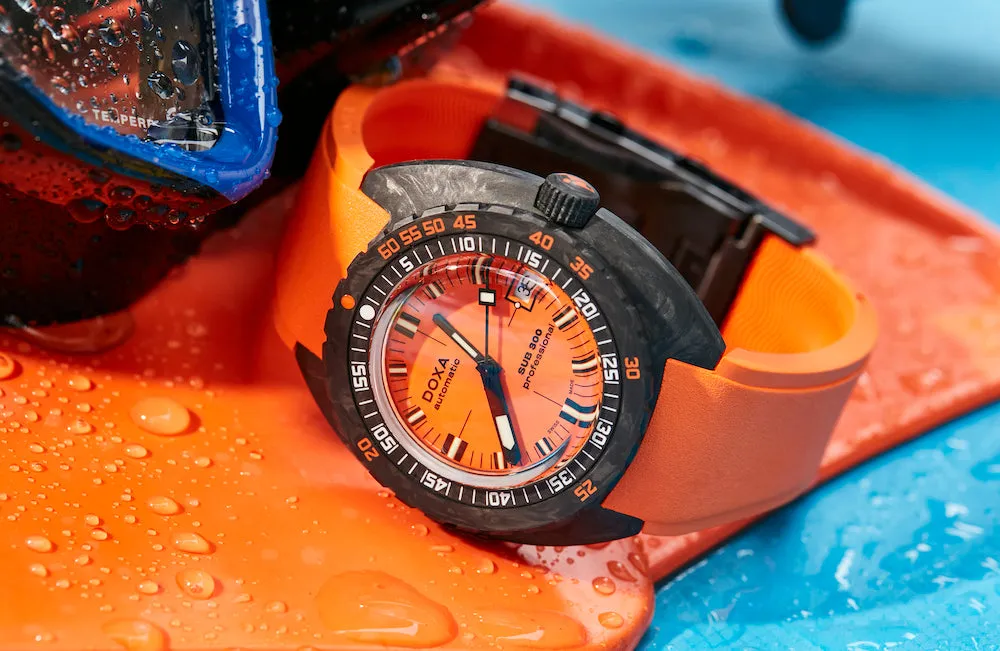 Doxa SUB 300 Carbon COSC Professional Rubber Watch sold by Jura Watches product image thumbnail 4