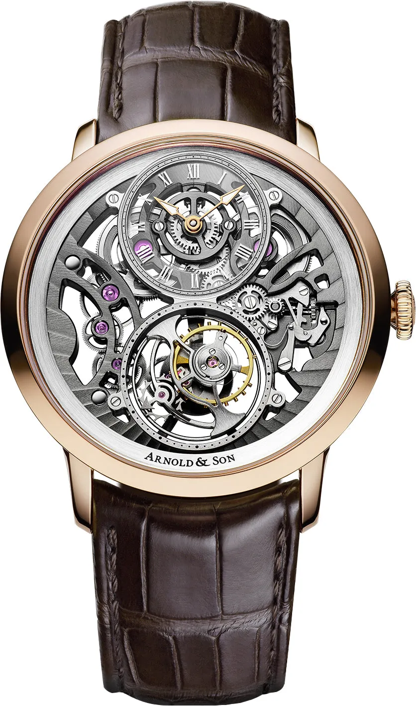 Arnold & Son Ultrathin Tourbillon Gold Skeleton sold by Jura Watches