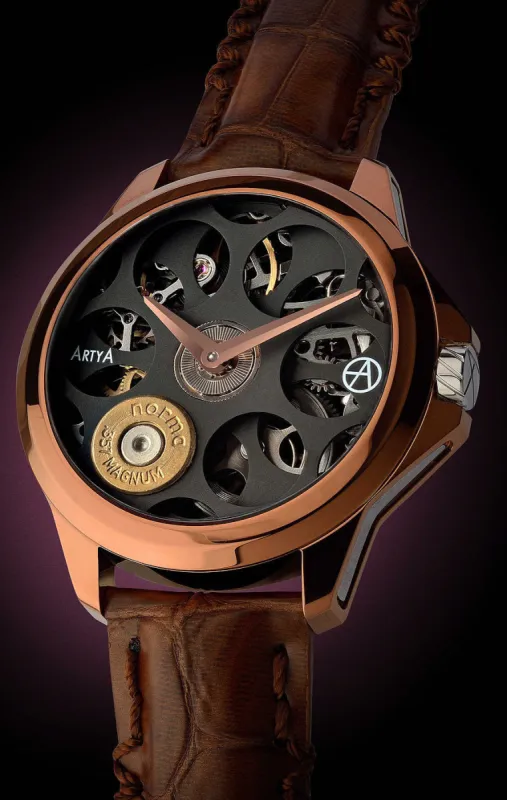 ArtyA Son of a Gun Russian Roulette Desert Eagle Choco Gold Limited Edition sold by Jura Watches