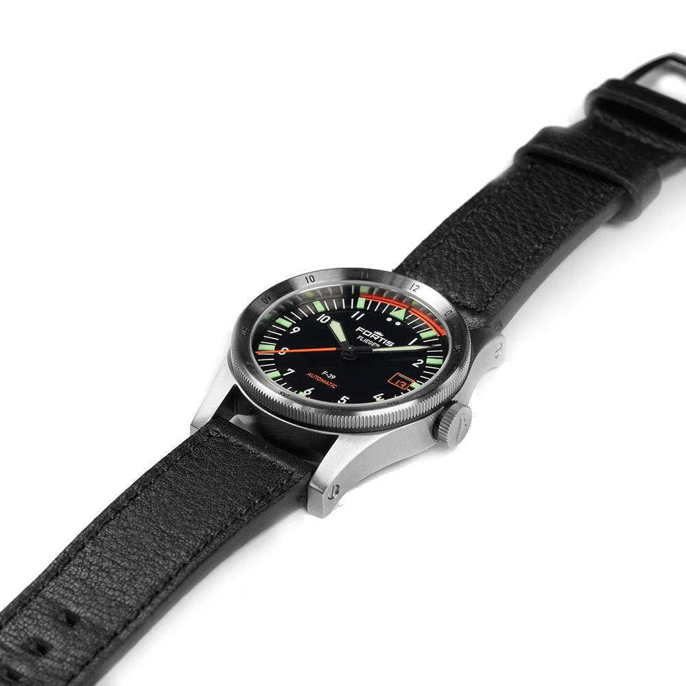 Fortis Flieger F-39 Automatic On Aviator Strap sold by Jura Watches product image thumbnail 4