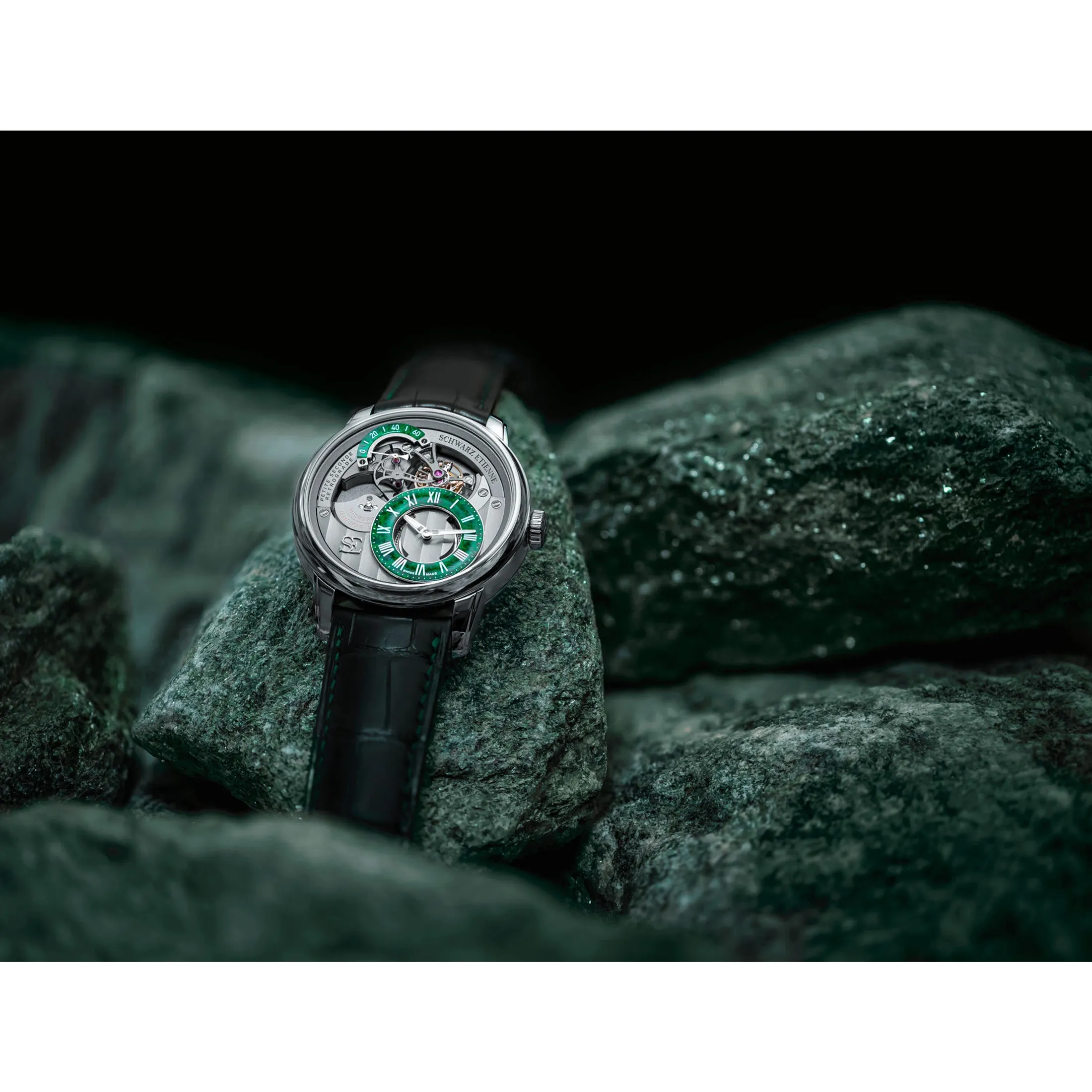 Schwarz Etienne La Chaux De Fonds Tourbillon Retrograde Small Second sold by Jura Watches product image thumbnail 3