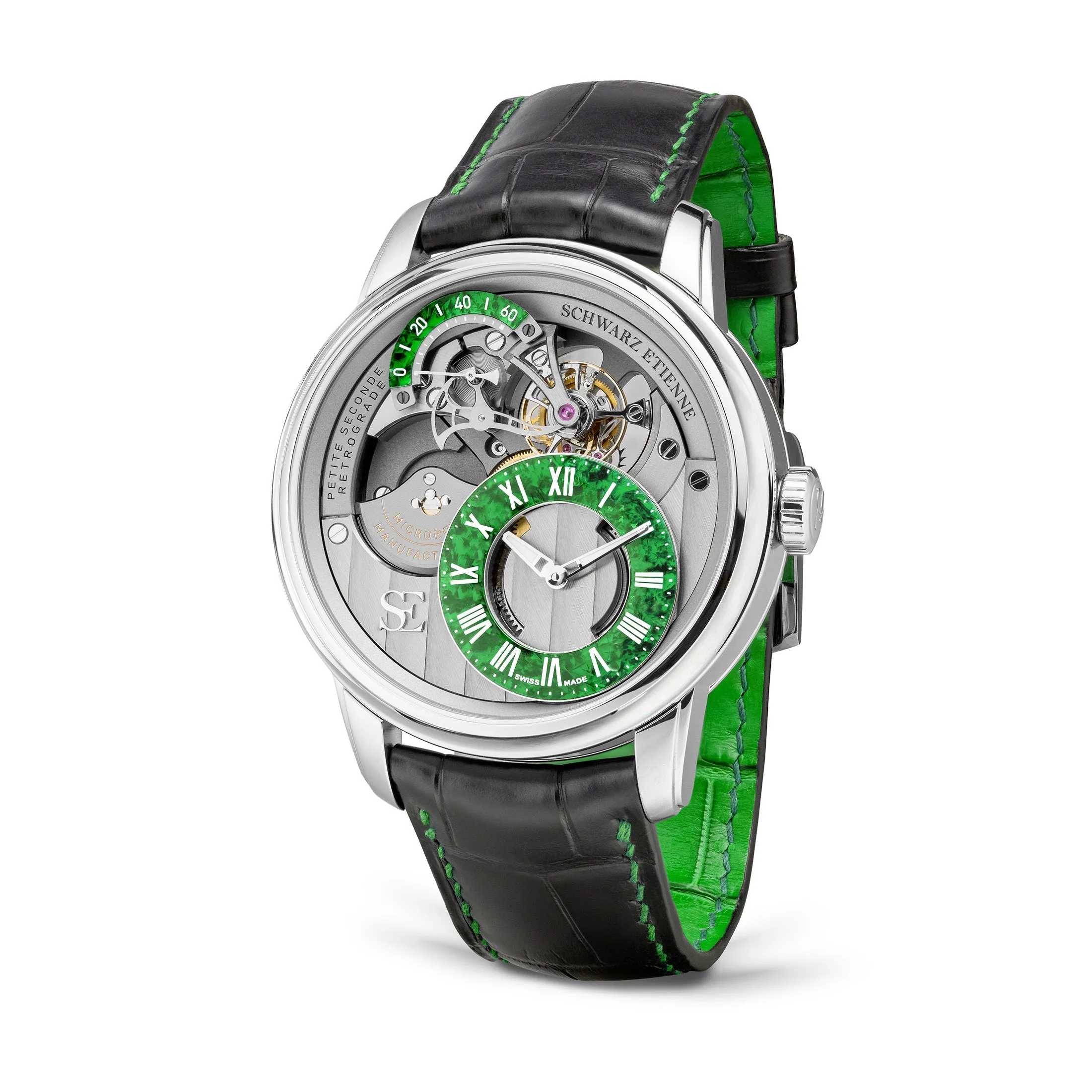 Schwarz Etienne La Chaux De Fonds Tourbillon Retrograde Small Second sold by Jura Watches product image thumbnail 2