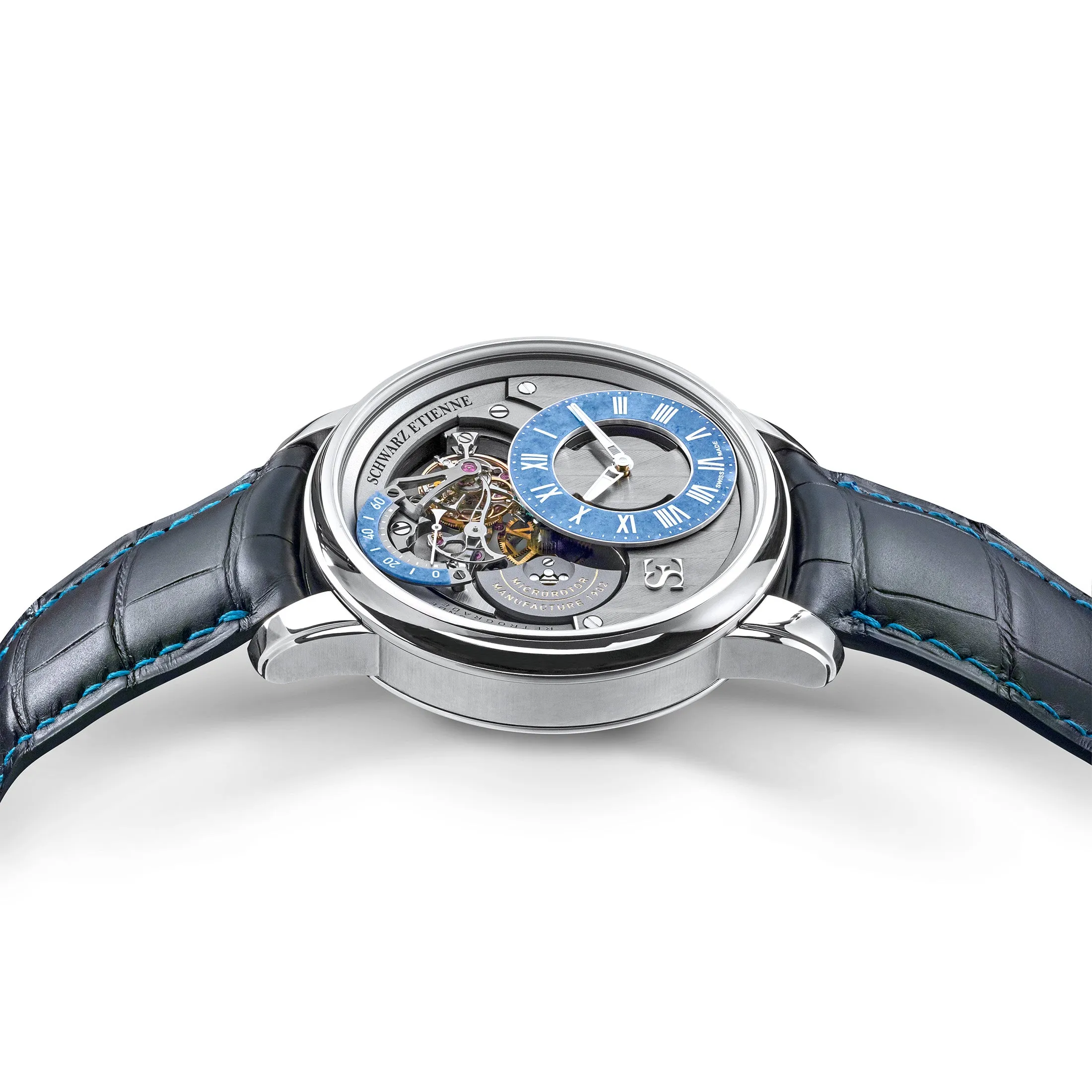 Schwarz Etienne La Chaux De Fonds Tourbillon Retrograde Small Second sold by Jura Watches product image thumbnail 2