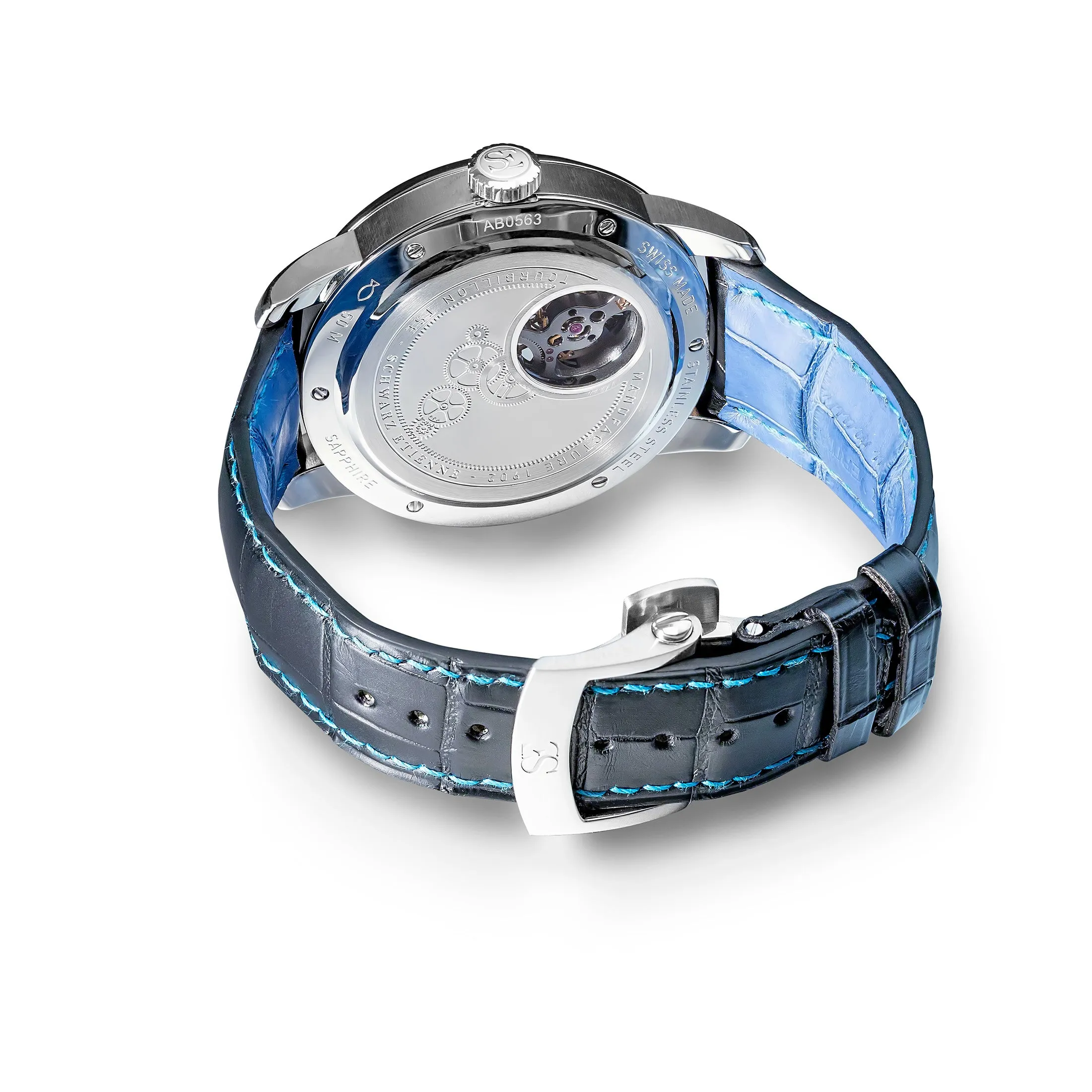 Schwarz Etienne La Chaux De Fonds Tourbillon Retrograde Small Second sold by Jura Watches product image thumbnail 3