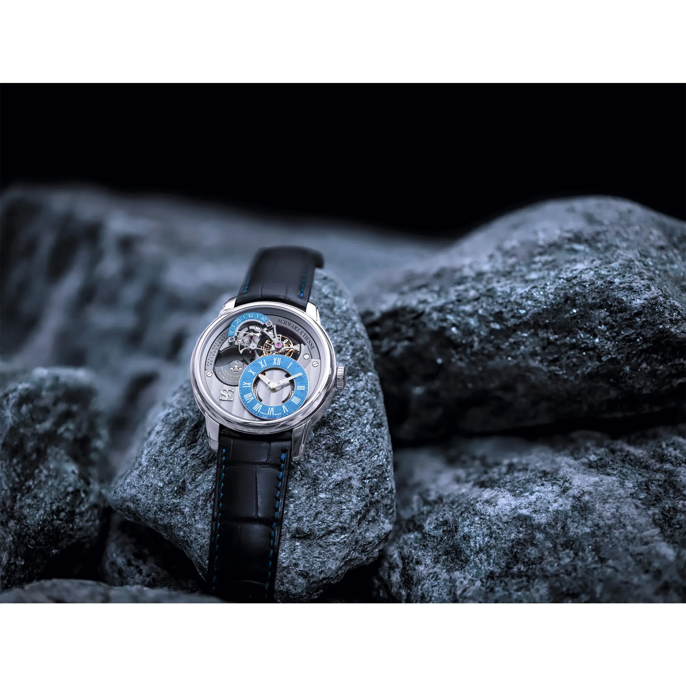 Schwarz Etienne La Chaux De Fonds Tourbillon Retrograde Small Second sold by Jura Watches product image thumbnail 4