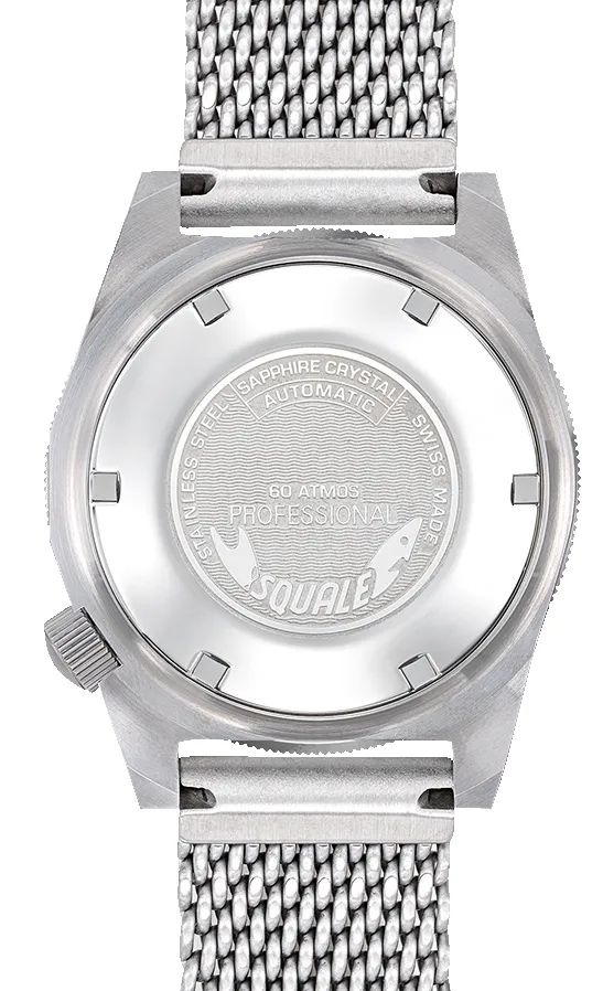 Squale Matic Satin Black Mesh sold by Jura Watches product image thumbnail 2