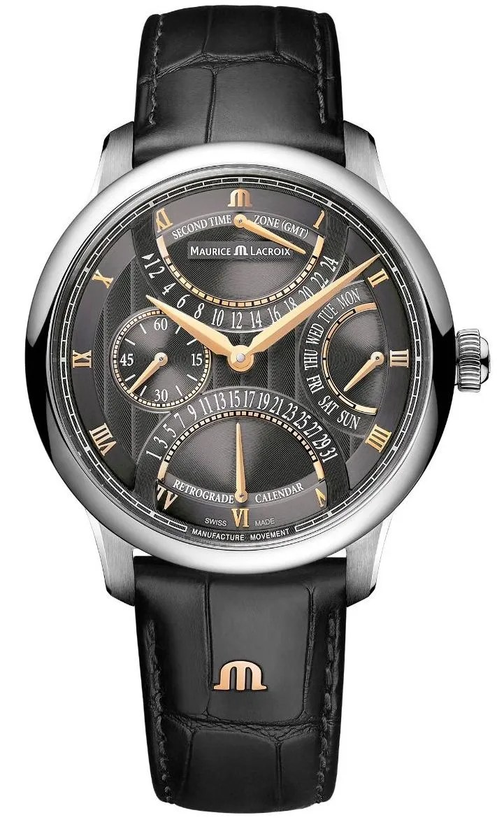 Maurice Lacroix Masterpiece Triple Retrograde Cotes de Geneve sold by Jura Watches