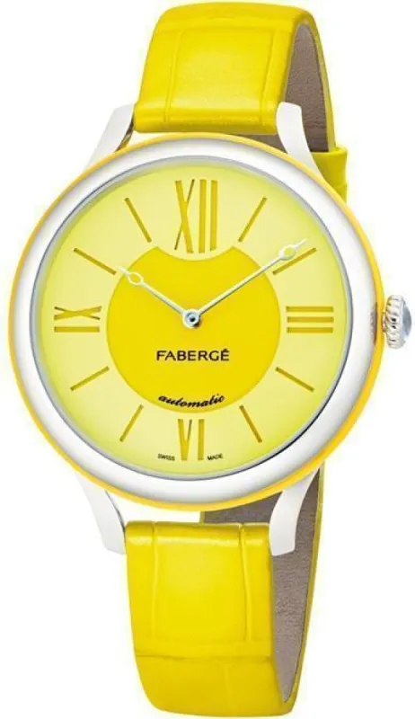 Faberge Flirt 18ct White Gold Yellow Dial sold by Jura Watches