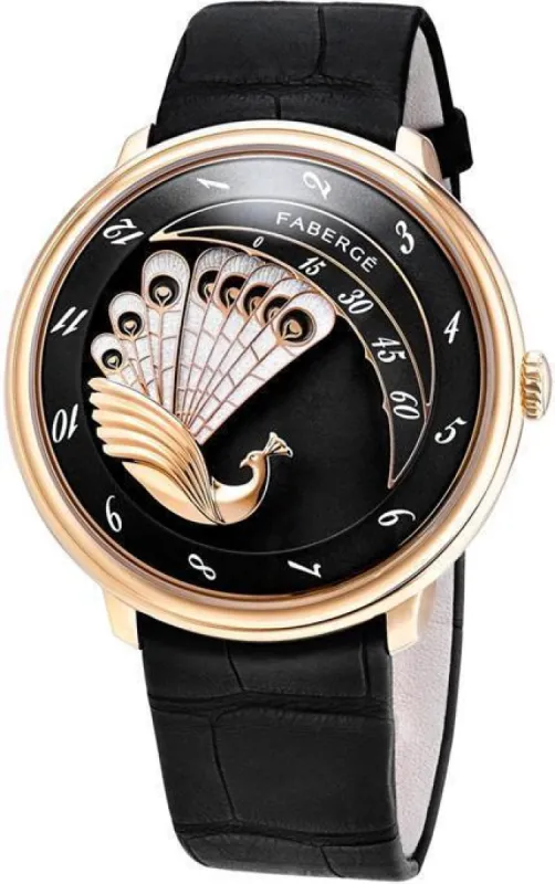 Faberge Lady Compliquee Rose Gold Black sold by Jura Watches