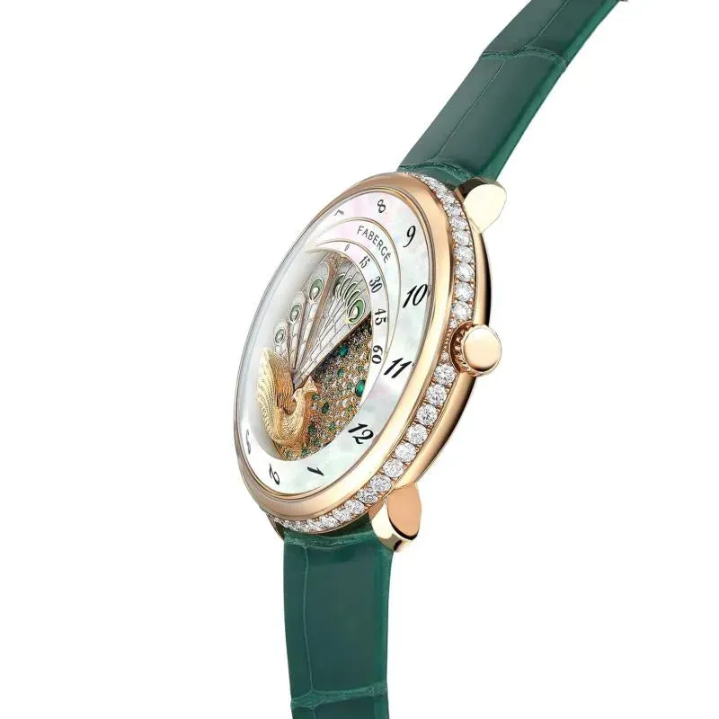 Faberge Lady Compliquee Peacock Emerald sold by Jura Watches product image thumbnail 2