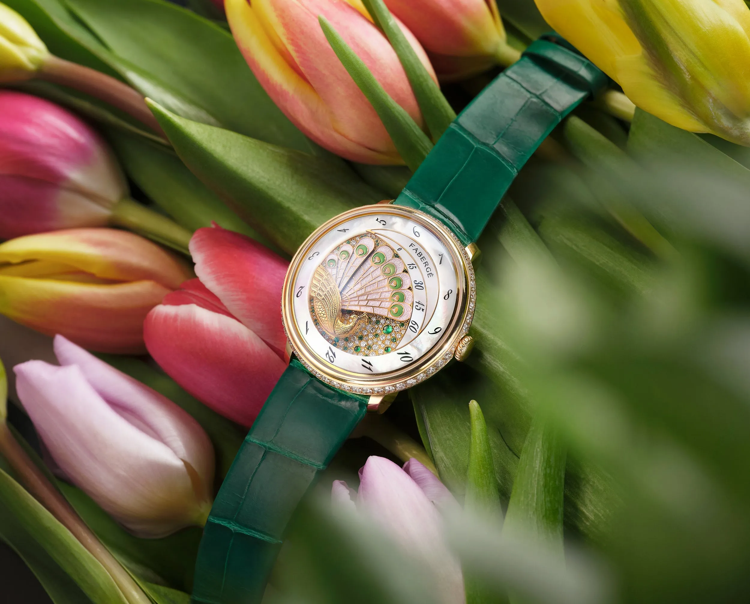Faberge Lady Compliquee Peacock Emerald sold by Jura Watches product image thumbnail 4