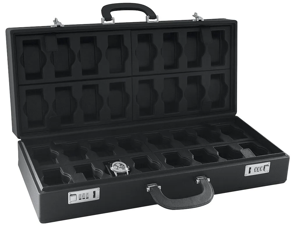 Scatola del Tempo Watch Case Valigetta 32 Black sold by Jura Watches