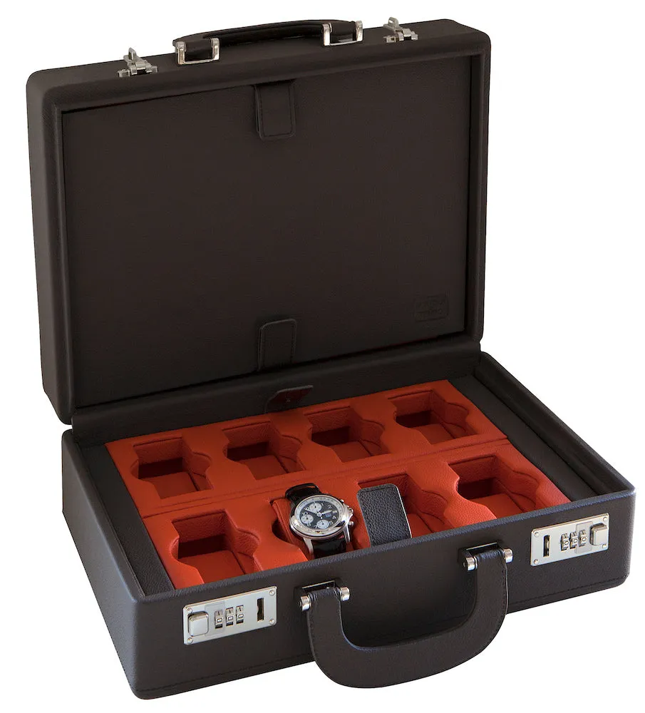 Scatola del Tempo Watch Case Valigetta 16 Grey Orange sold by Jura Watches product image thumbnail 2