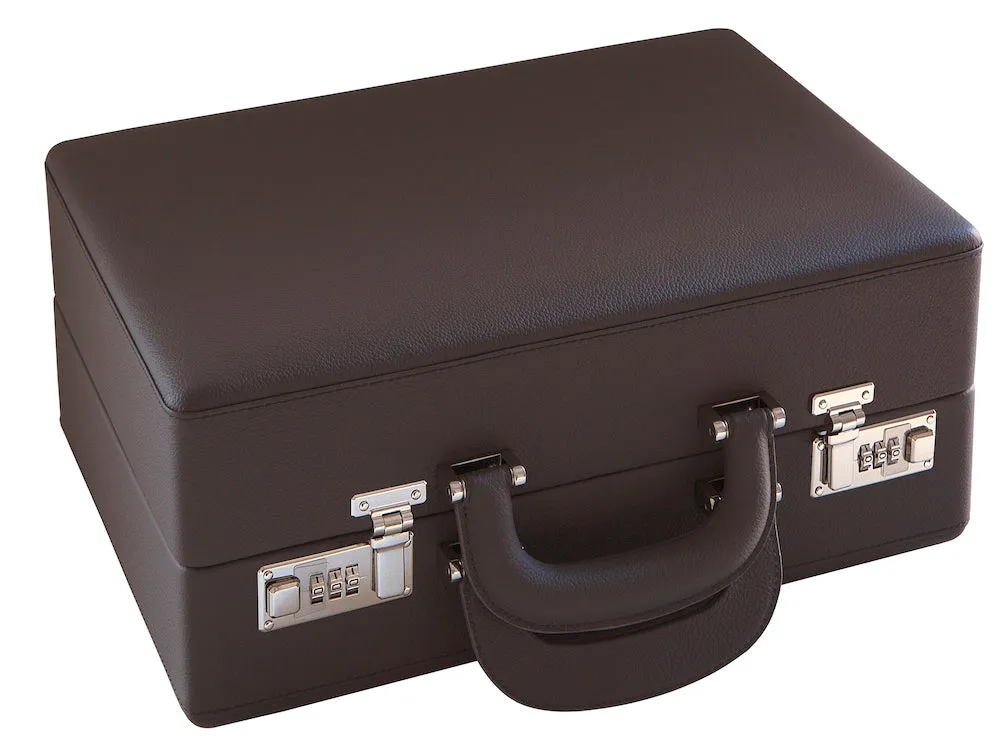 Scatola del Tempo Watch Case Valigetta 16 Grey Orange sold by Jura Watches product image thumbnail 3