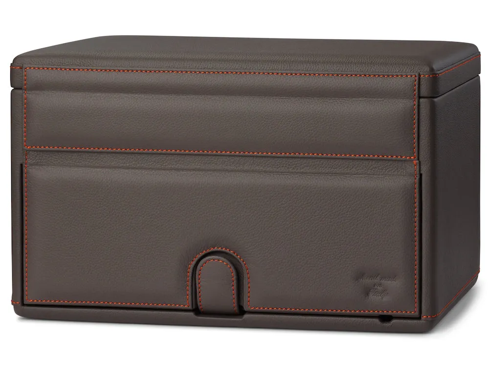 Scatola del Tempo Watch Winder 7RT Grey Orange sold by Jura Watches product image thumbnail 5