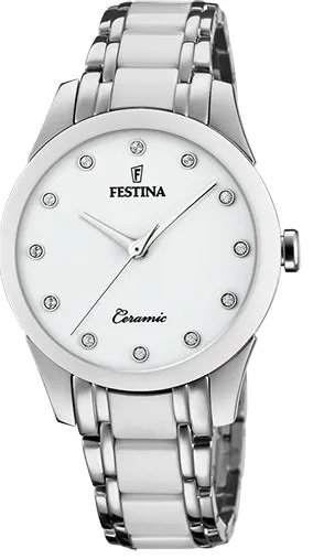 Festina Two Hands Ceramic Ladies sold by Jura Watches