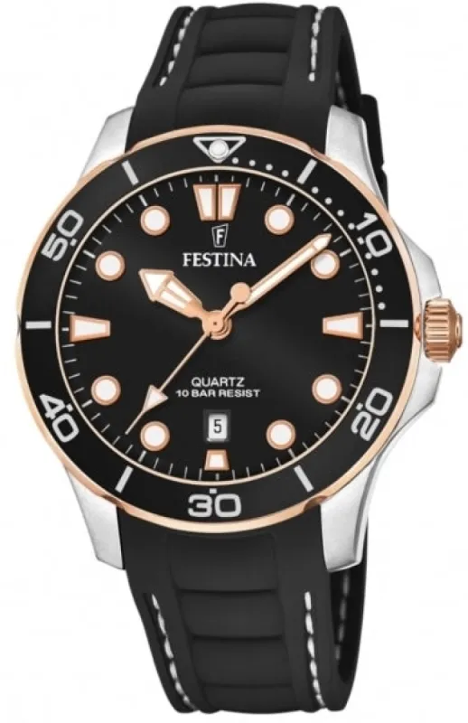 Festina Three Hands Date Ladies made by Jura Watches