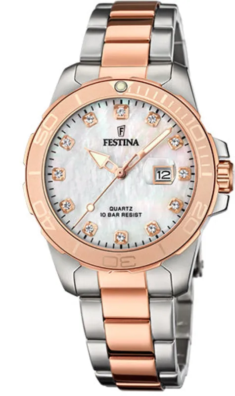 Festina Three Hands Date Ladies sold by Jura Watches