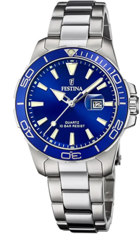 Festina Three Hands Date Ladies made by Jura Watches