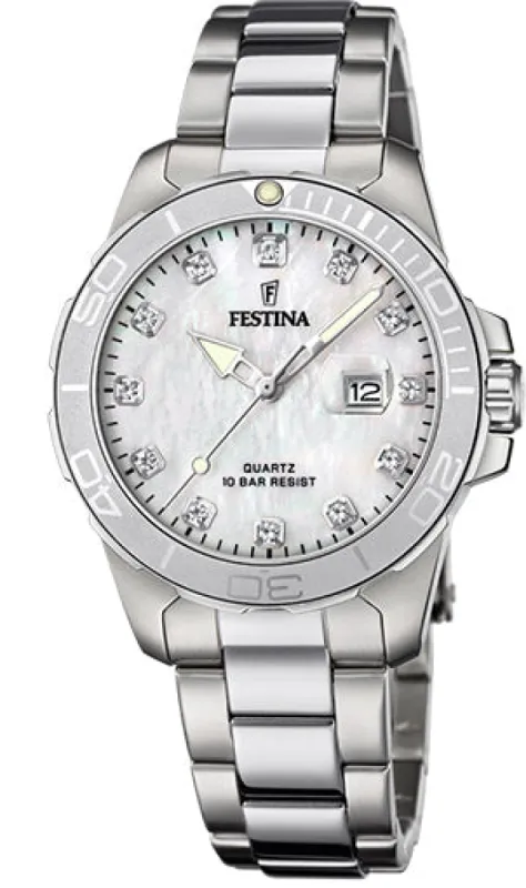Festina Three Hands Date Ladies sold by Jura Watches