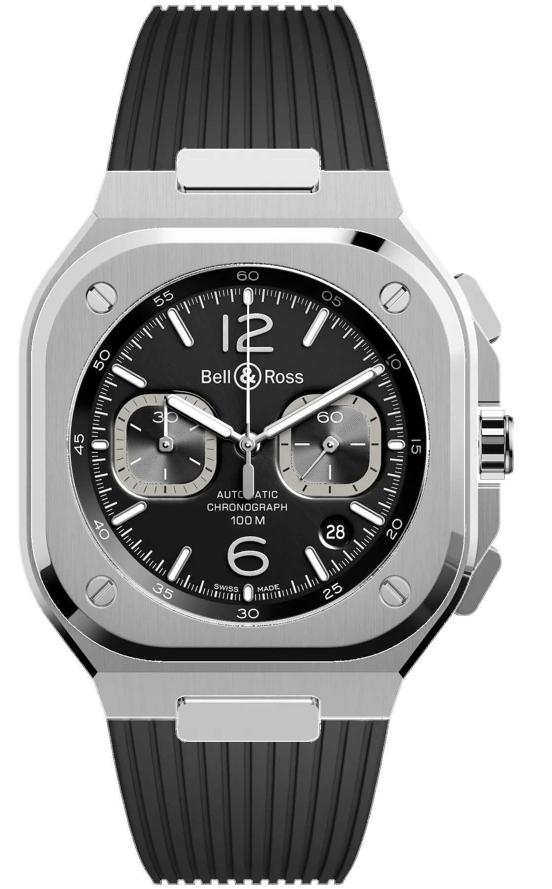 Bell & Ross BR 05 Chrono Black Steel D sold by Jura Watches
