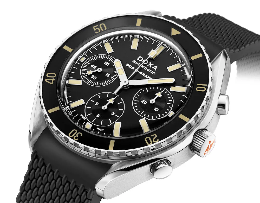 Doxa SUB 200 C-Graph Sharkhunter Rubber sold by Jura Watches product image thumbnail 2
