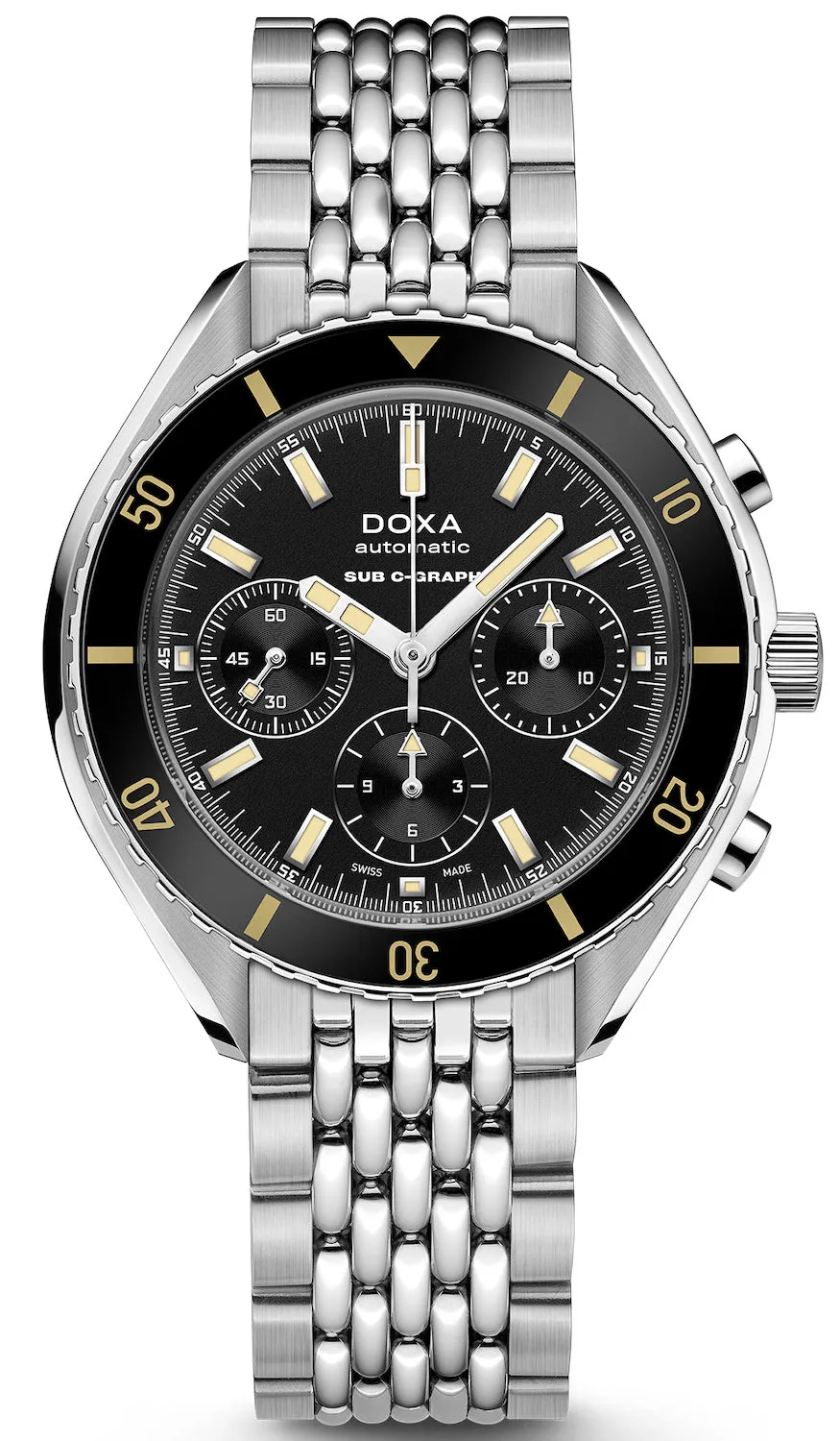 Doxa SUB 200 C-Graph Sharkhunter Bracelet sold by Jura Watches